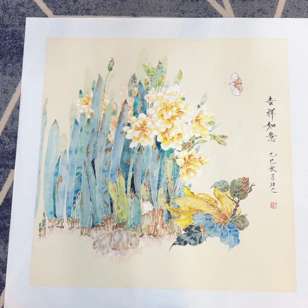 国画国画作品山水花鸟