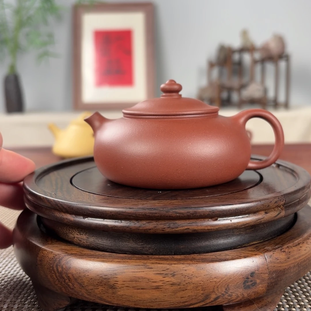 紫砂茶壶黄龙山原矿紫砂壶150