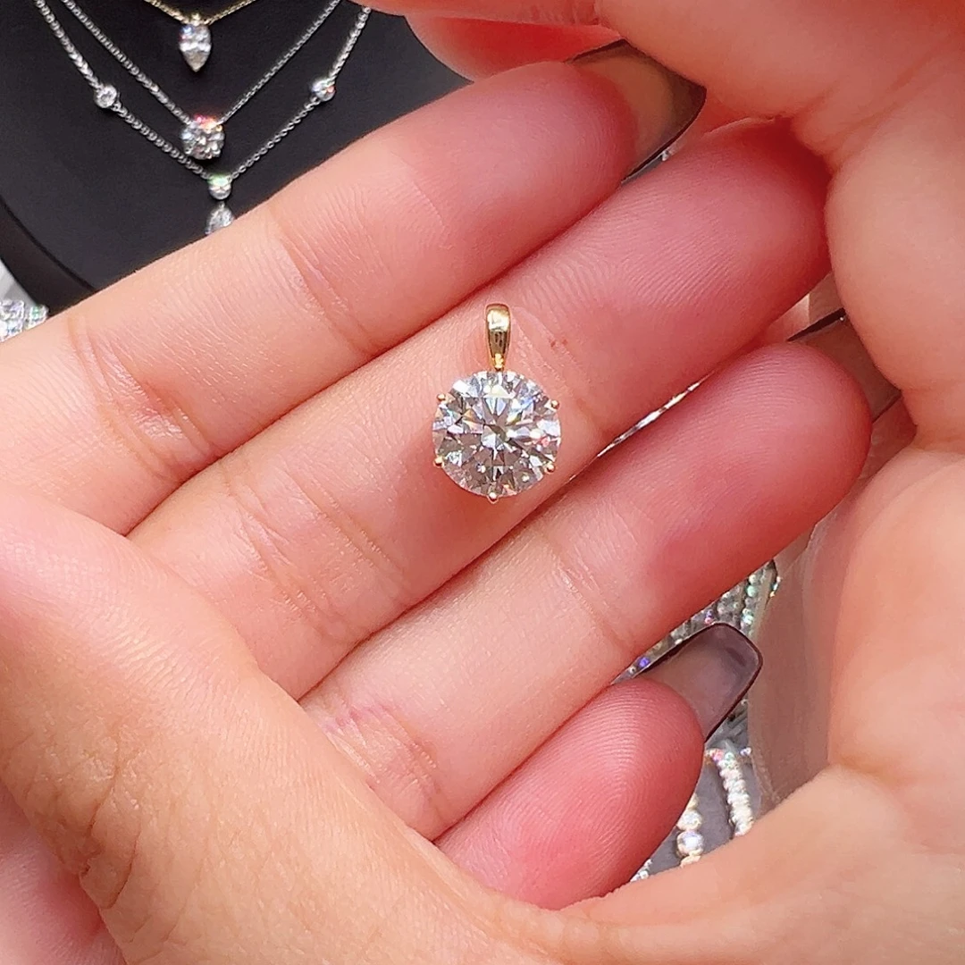 套链18K金镶嵌实验室培育钻石