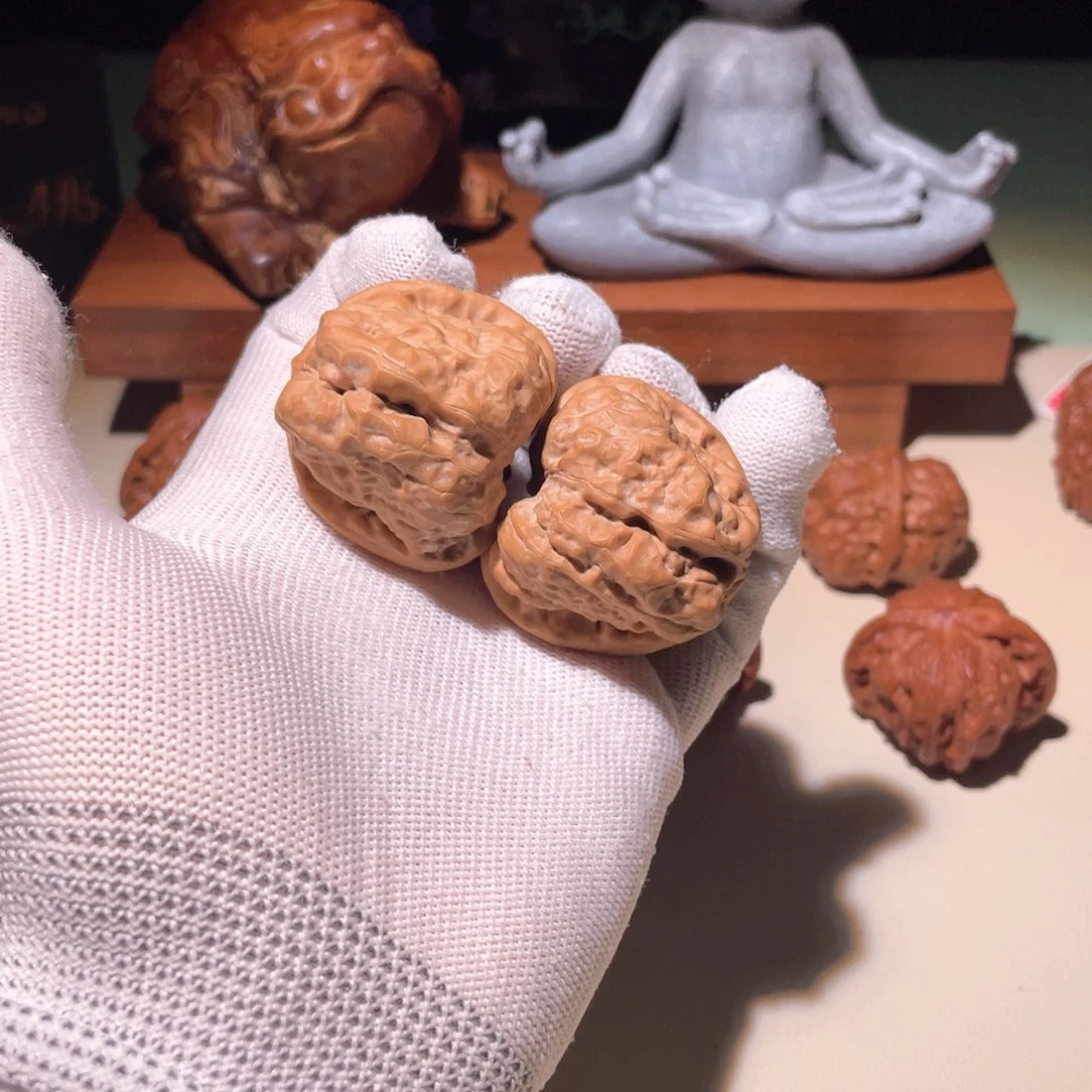 把件文玩核桃蛤蟆头3841，1712