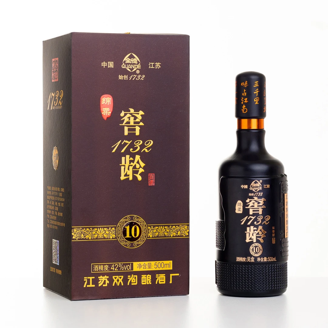 全德·窖龄·42℃·500ml×6瓶/箱（拍此链接送2号链接柔雅珍藏2瓶）白酒
