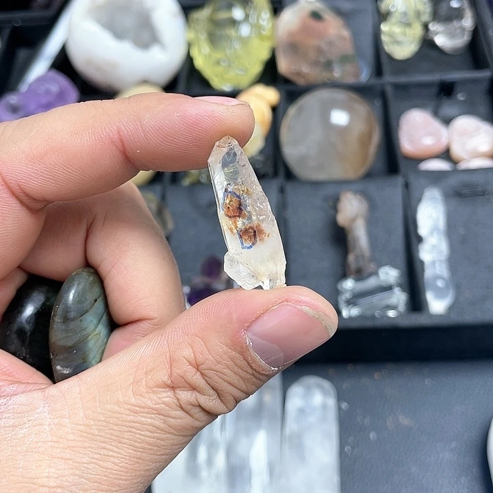 水晶水晶摆件未镶嵌枀**木