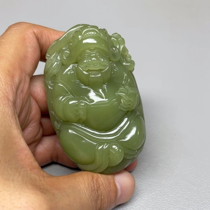 和田玉未镶嵌吊坠(不含链)孟**虎