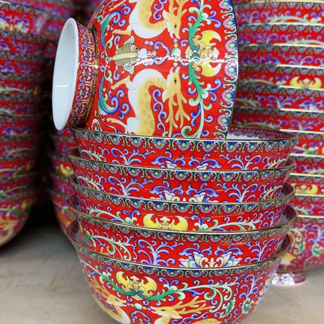 【闪购商品】珐琅4.5英寸6红。。。。