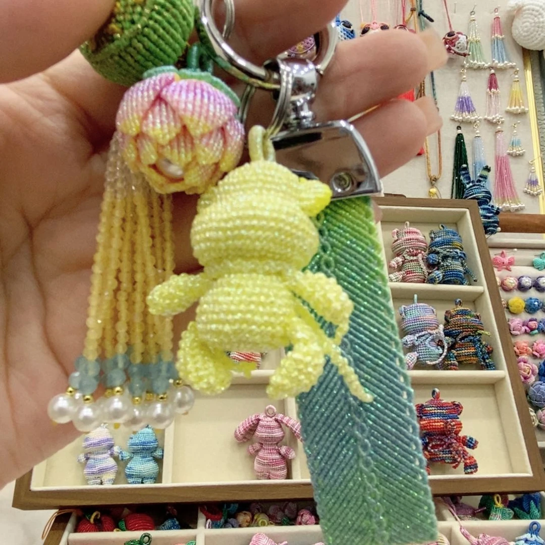 ?****钥匙挂件手工编绳