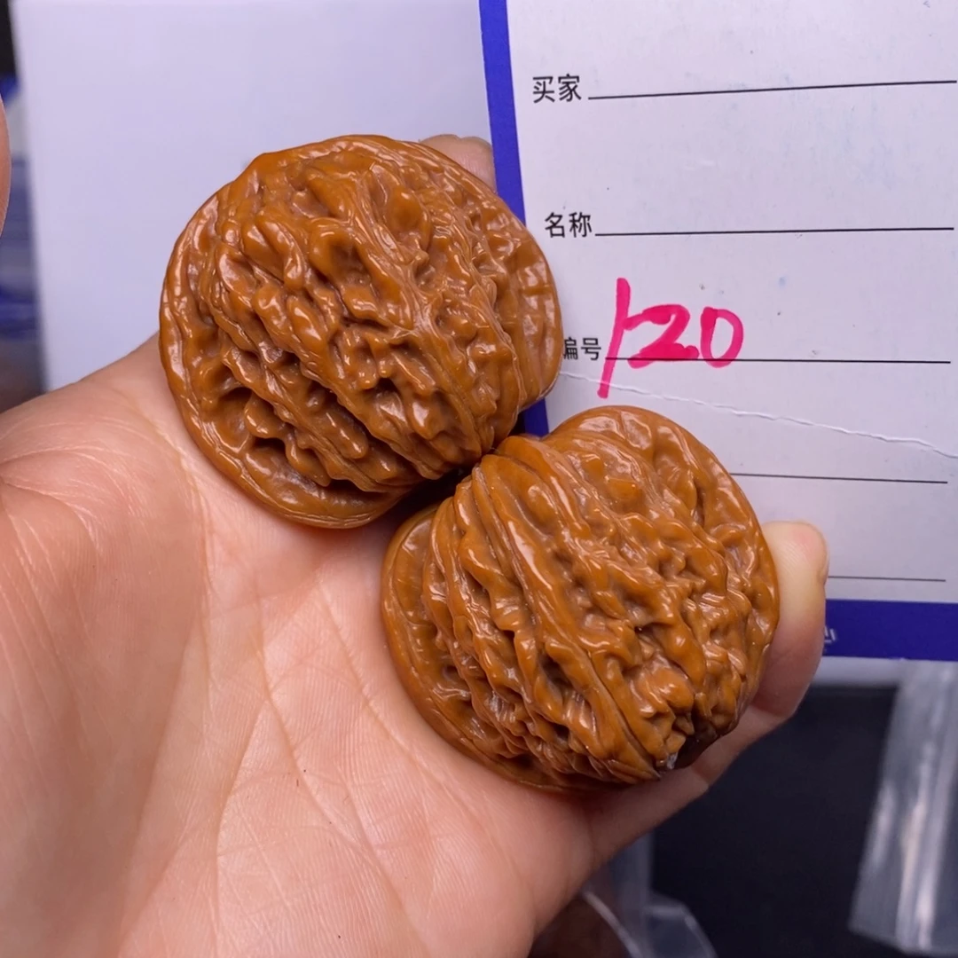 把件文玩核桃120/40四座楼