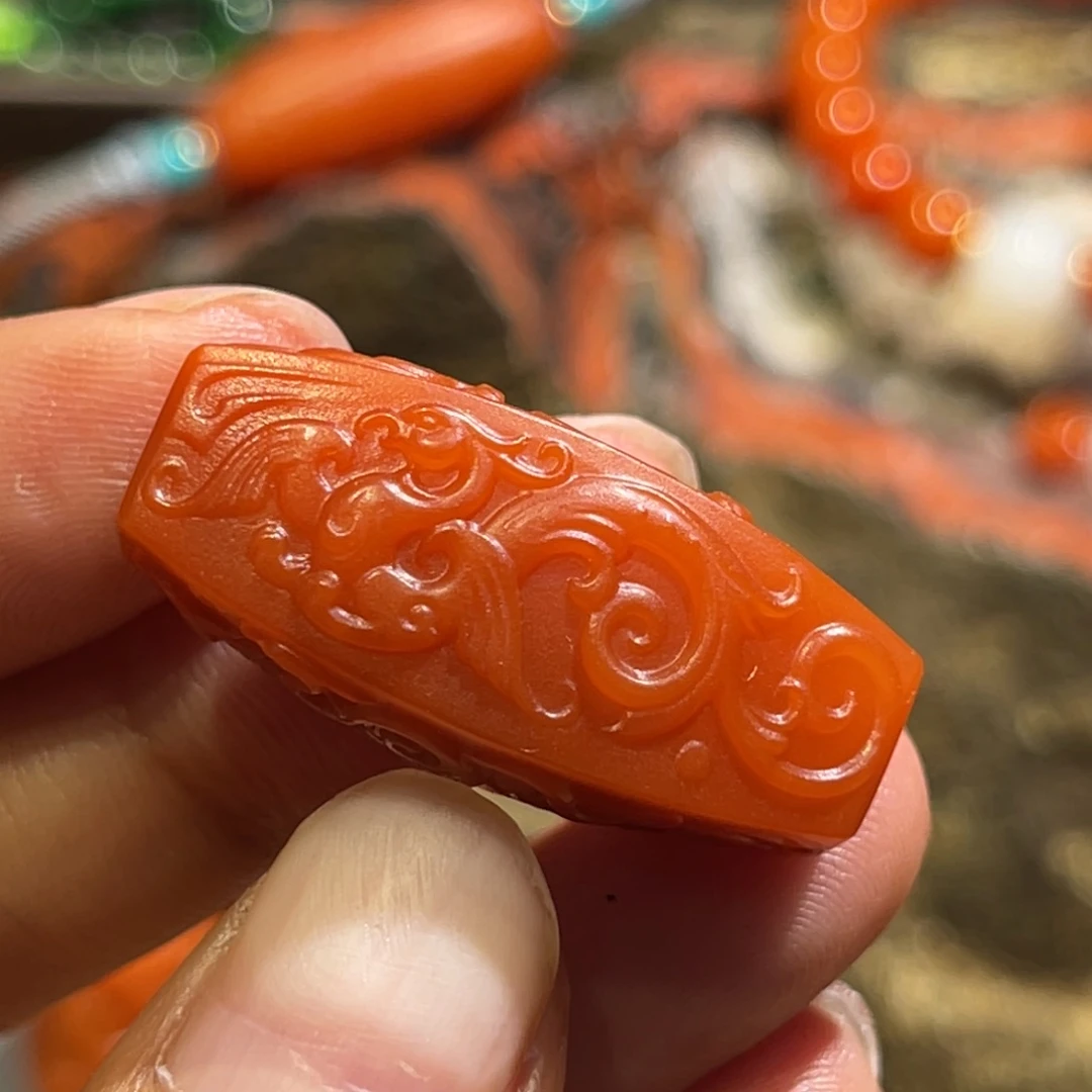 未镶嵌配饰南红玛瑙四象勒子