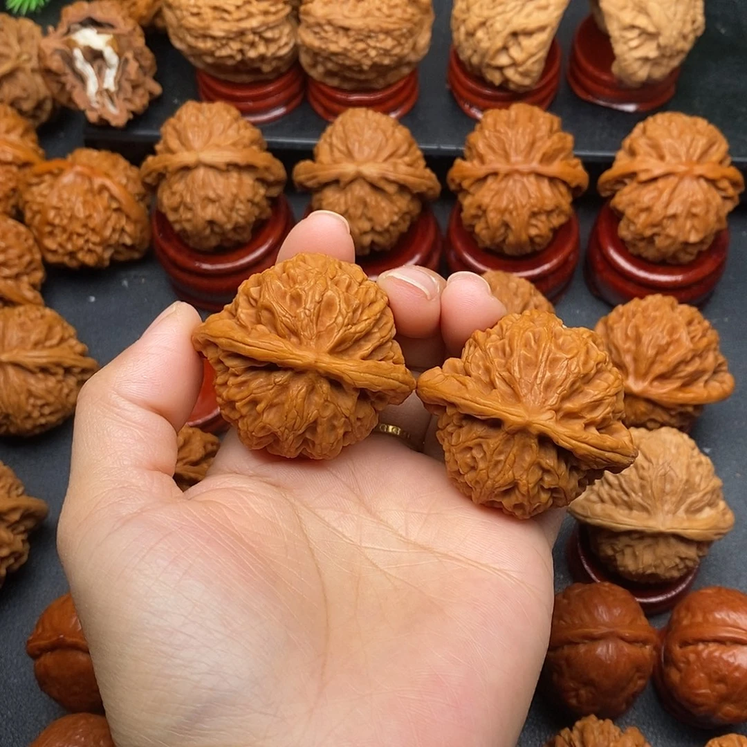 文玩核桃把件46宫灯