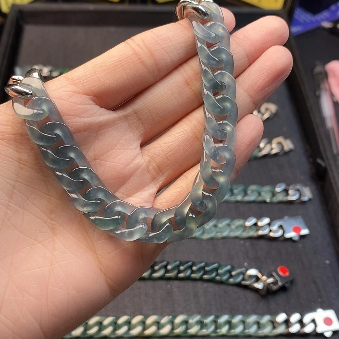 翡翠未镶嵌手链翡翠手链
