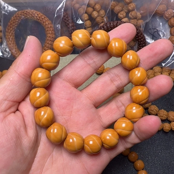 猴头核桃手串花卷