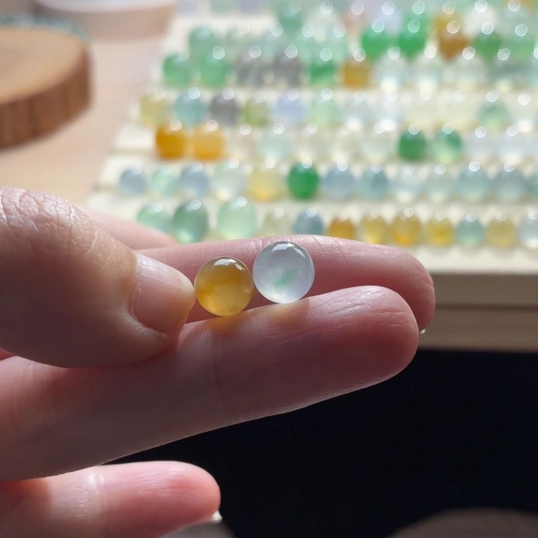 X****翡翠散珠翡翠0482