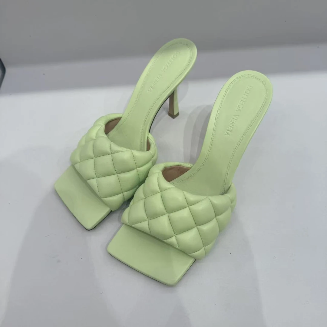 未使用 BOTTEGA VENETA/葆蝶家 高跟菠萝凉拖
