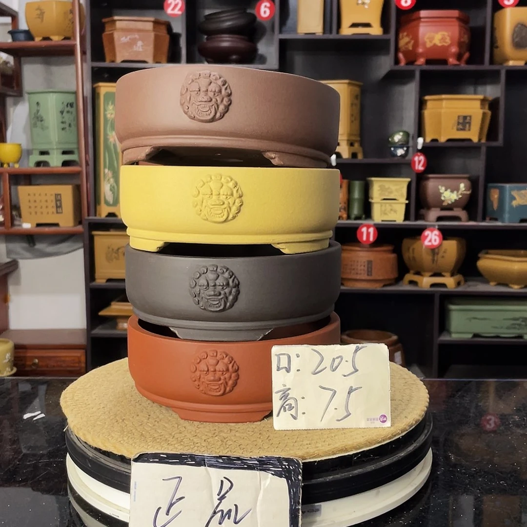 D-盆尚好紫砂花盆