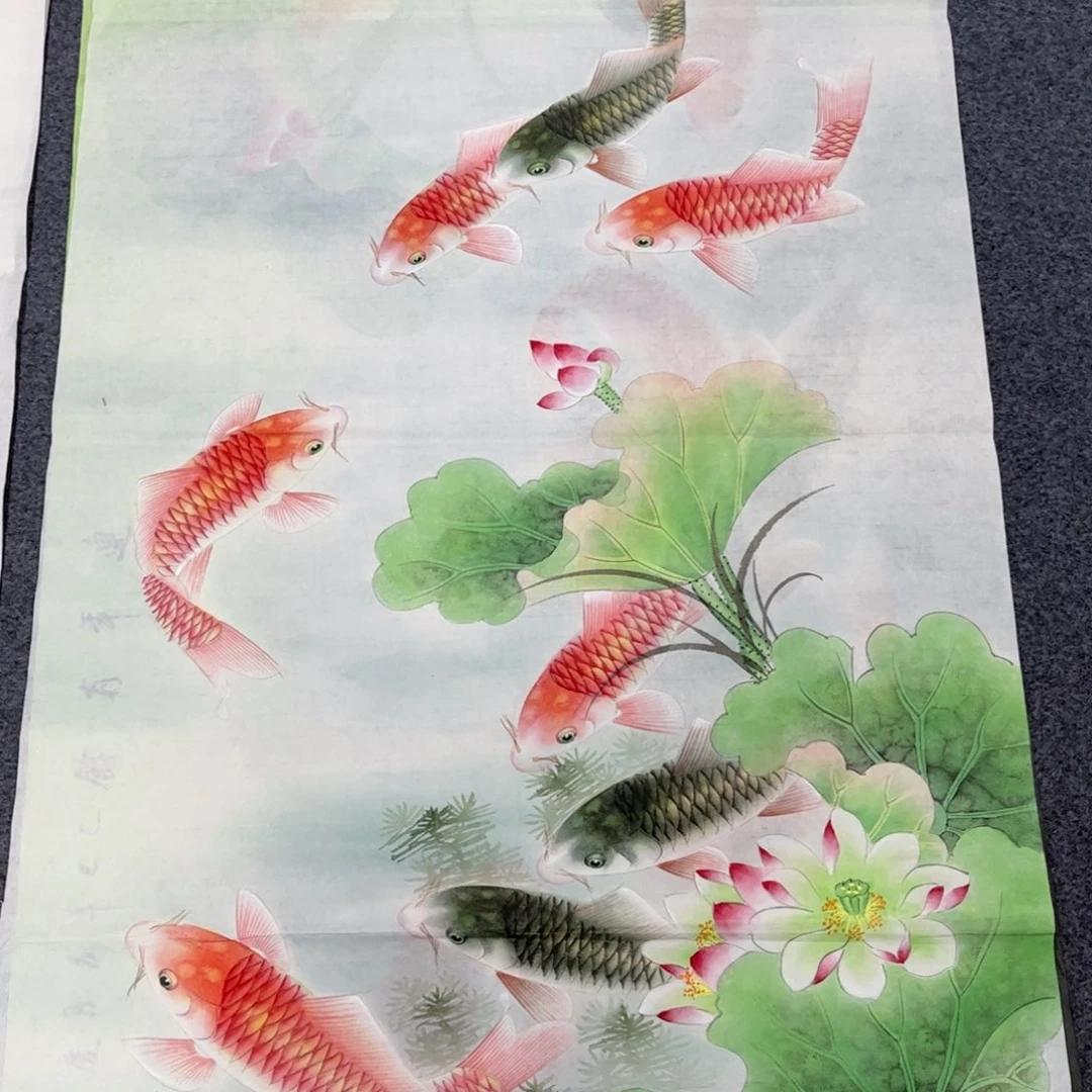 国画国画作品老师手绘