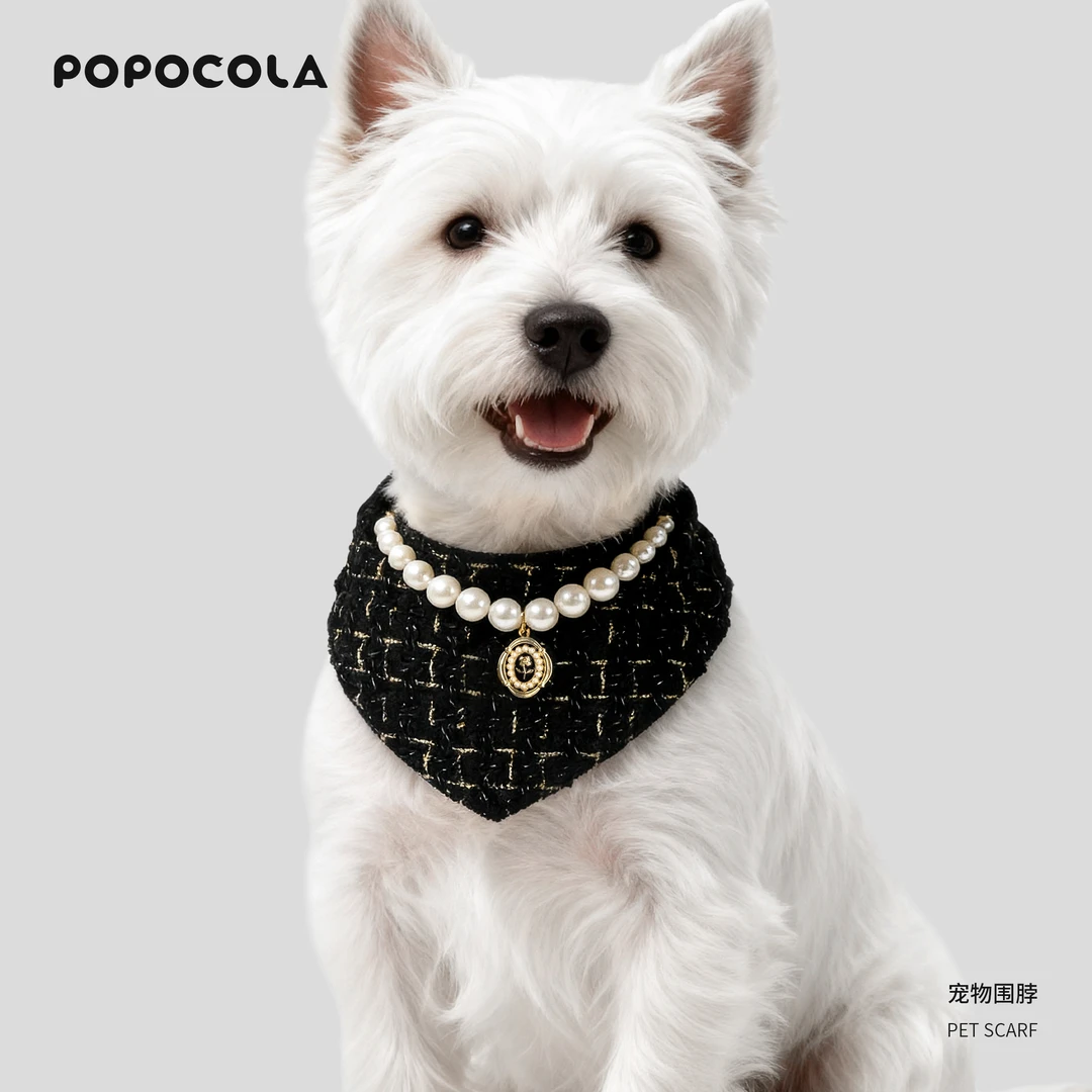 宠物狗狗围脖小狗围巾项圈狗围兜小型犬装饰比熊西高地雪纳瑞饰品