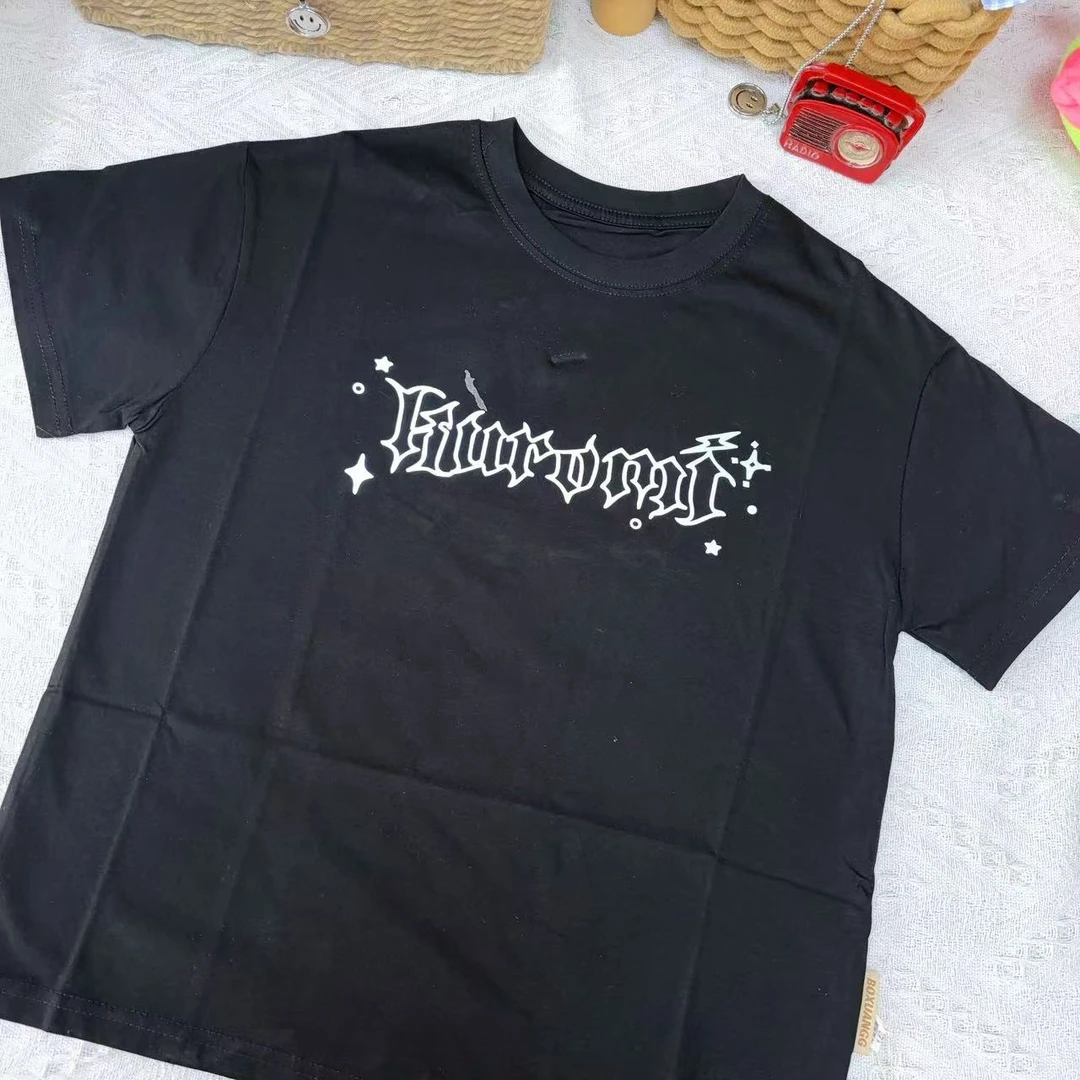 中大童黑色时尚短袖420