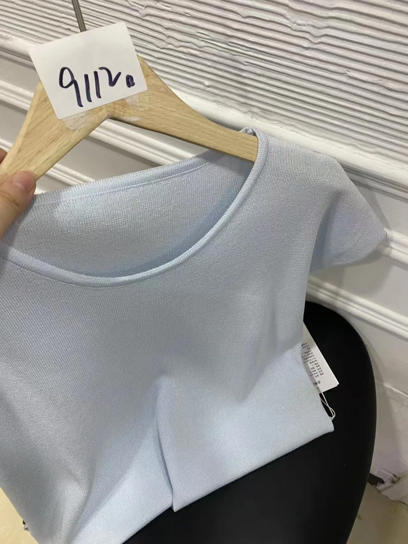 BIAORAN/标冉2025春季新款休闲百搭针织上衣9112