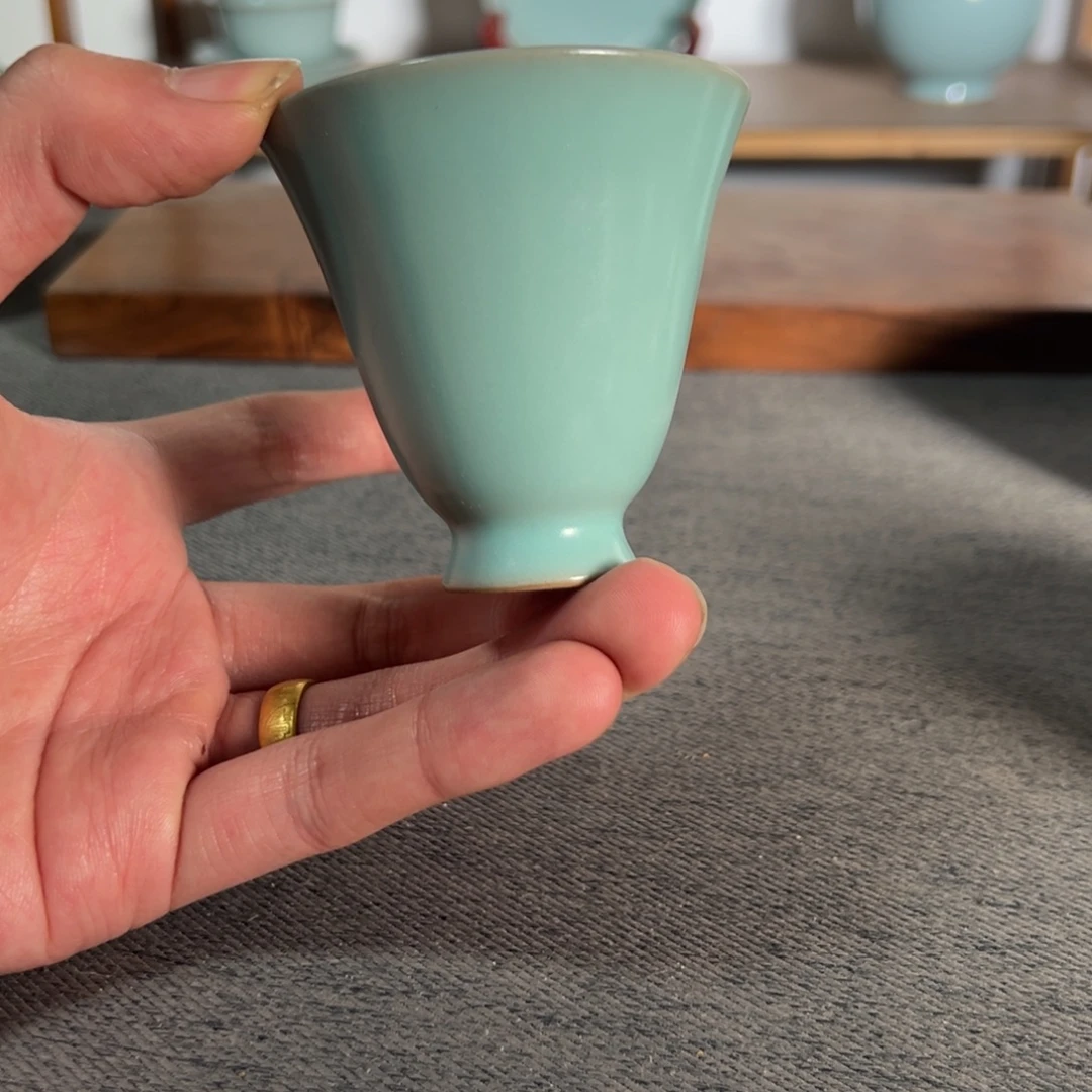 摆件瓷清凉寺仿古釉汝官窑天蓝