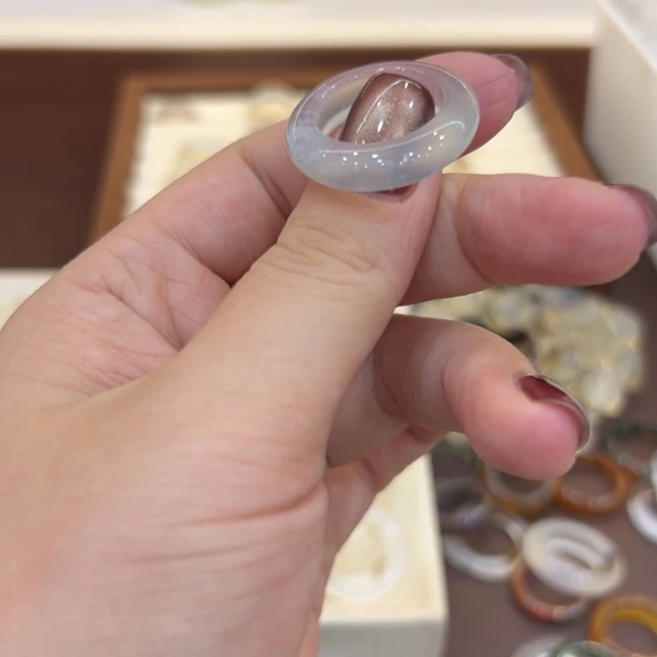 玛瑙/玉髓合金戒指53港14