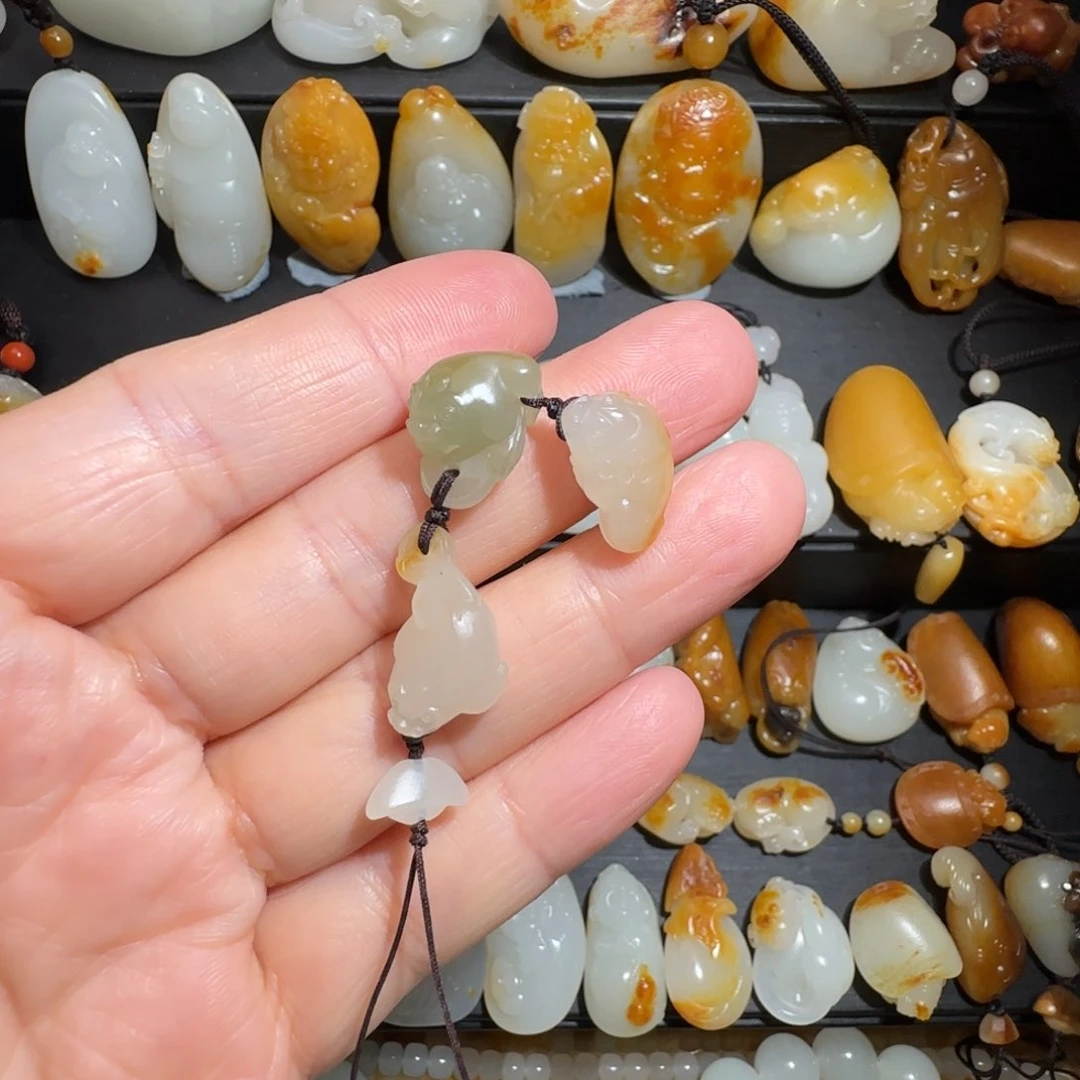 和田玉吊坠(不含链)未镶嵌