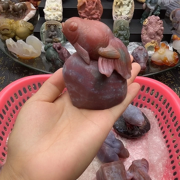 石英质玉未镶嵌摆件
