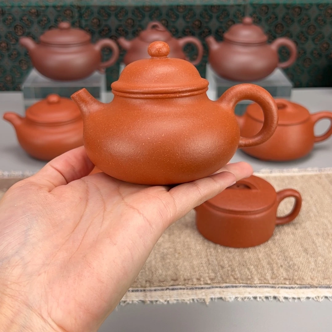 茶壶紫砂精挑宝山红降坡容天190c c