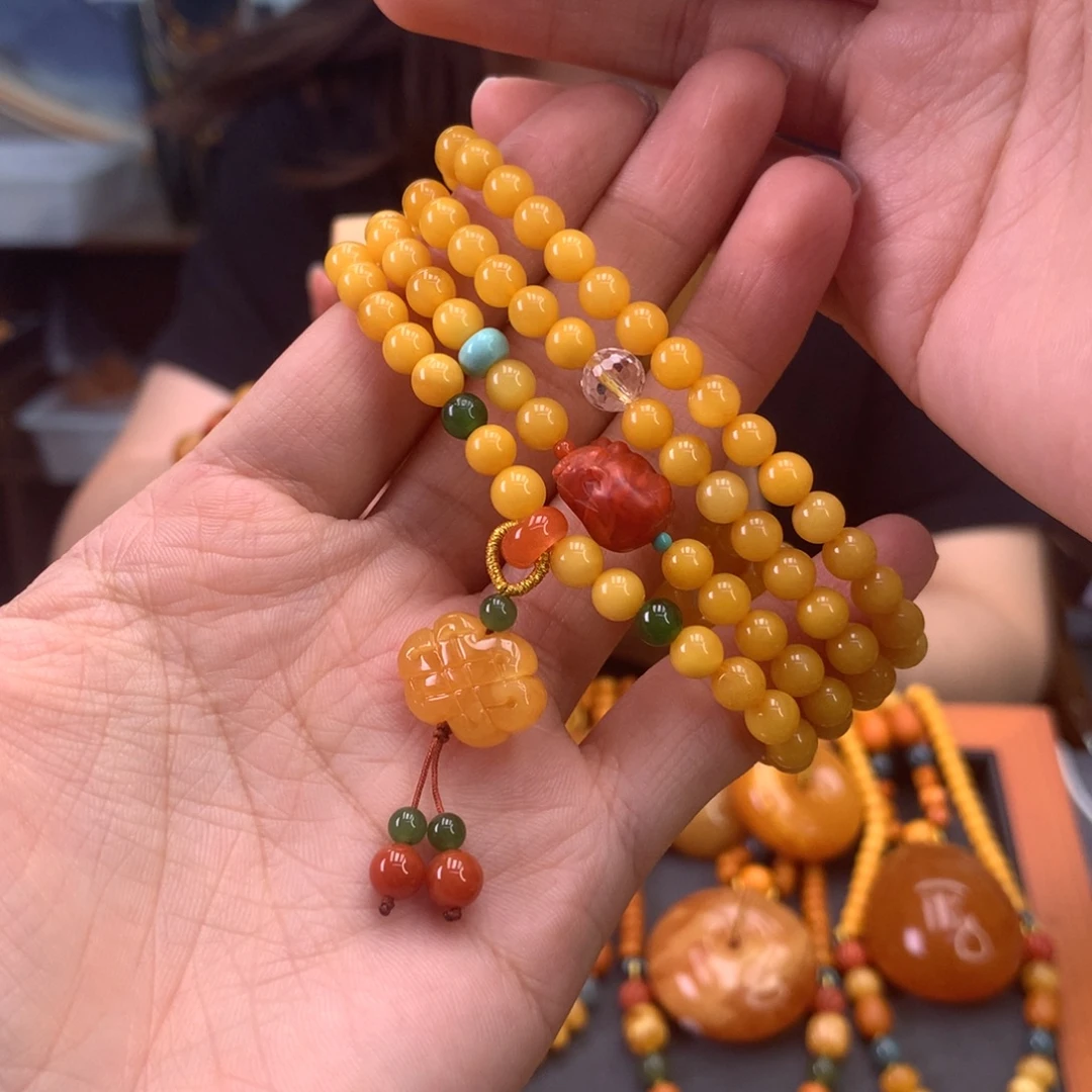 手串蜜蜡未镶嵌天然