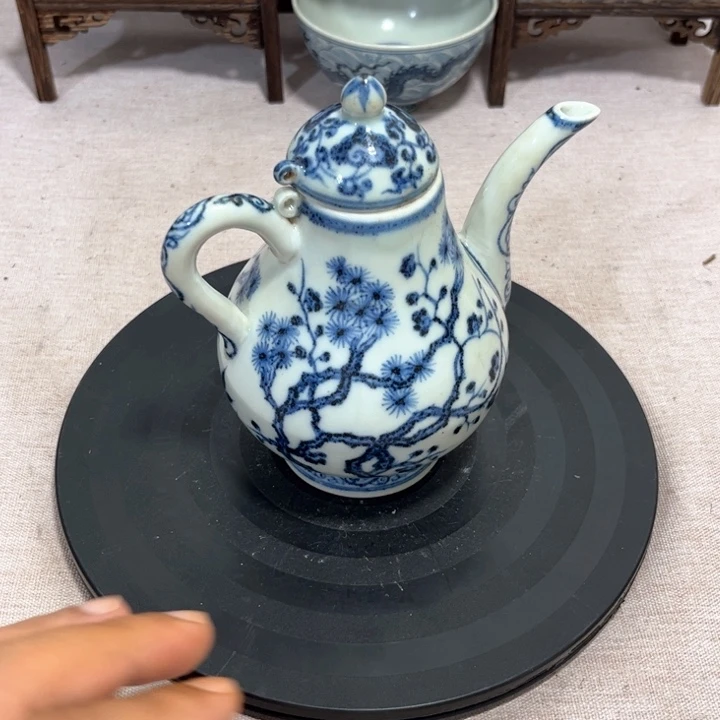 摆件青花壶888888