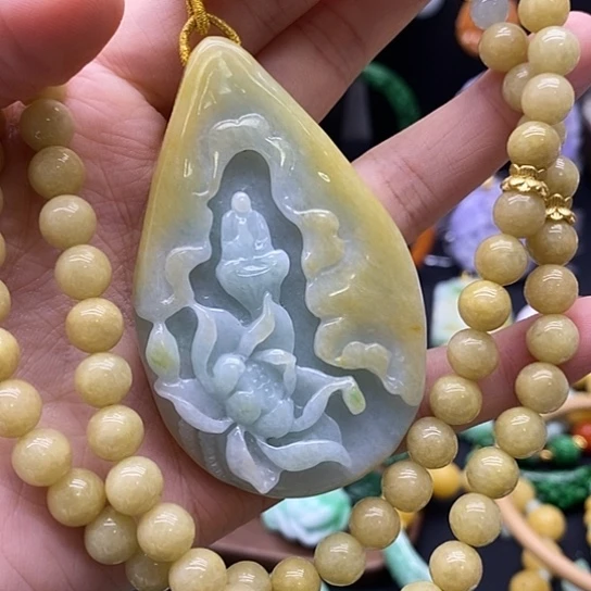 翡翠未镶嵌颈饰翡翠吊坠