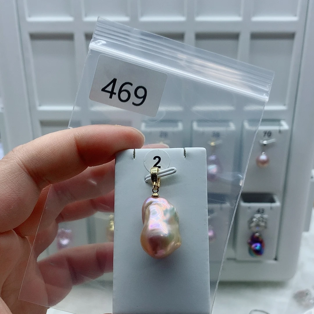 吊坠(不含链)淡水珍珠合金