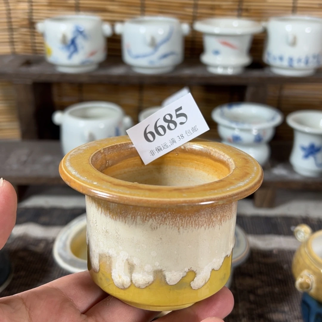 口6 景德镇手工花盆