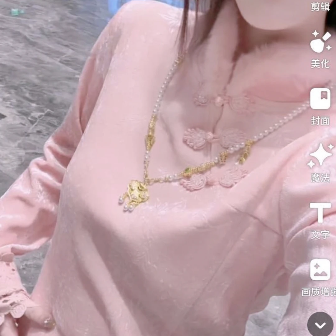 833款盘扣加绒上衣