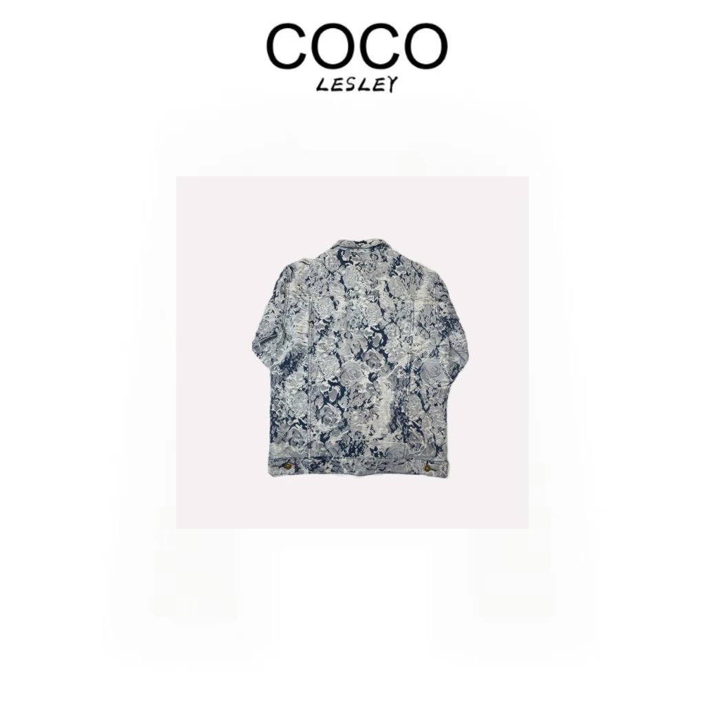 【COCO LESLEY】长袖百搭早秋穿搭中控水洗高定牛仔外套3227