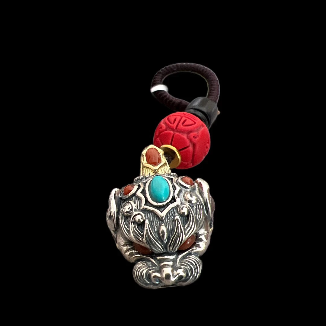 925银银制品 V9555银挂件 孤品