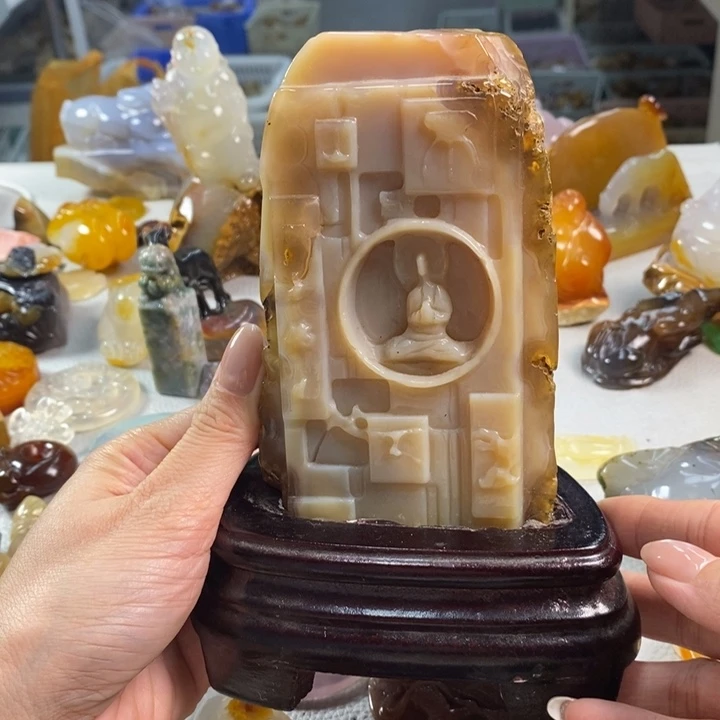玛瑙/玉髓吊坠(不含链)未镶嵌