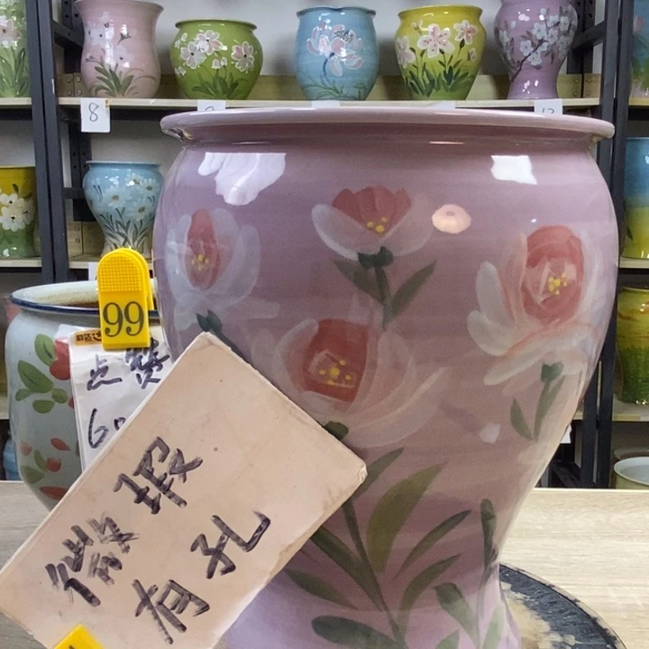 景德镇高温陶瓷花盆