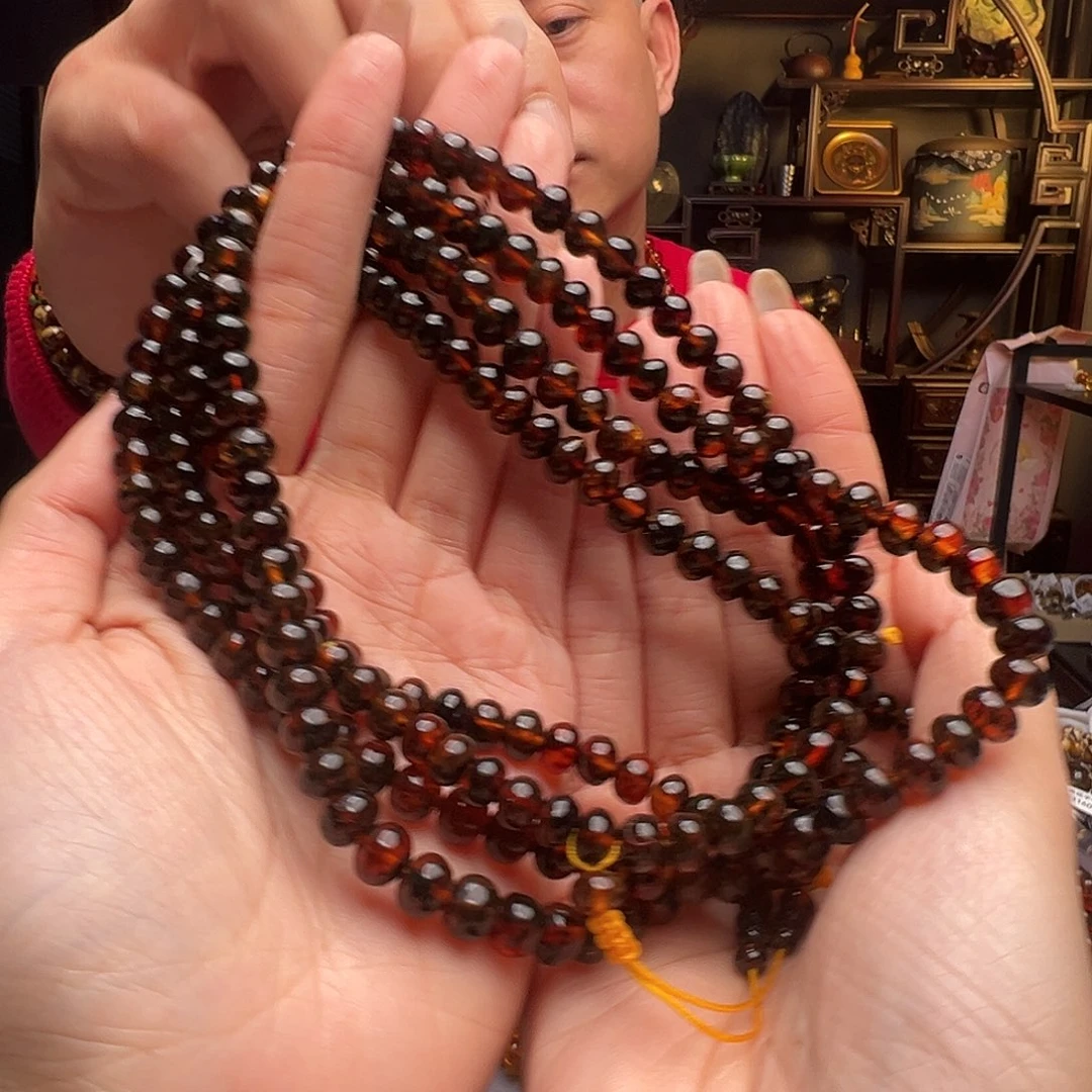 琥珀未镶嵌裸石抚顺琥珀20649-6七多样性发其一