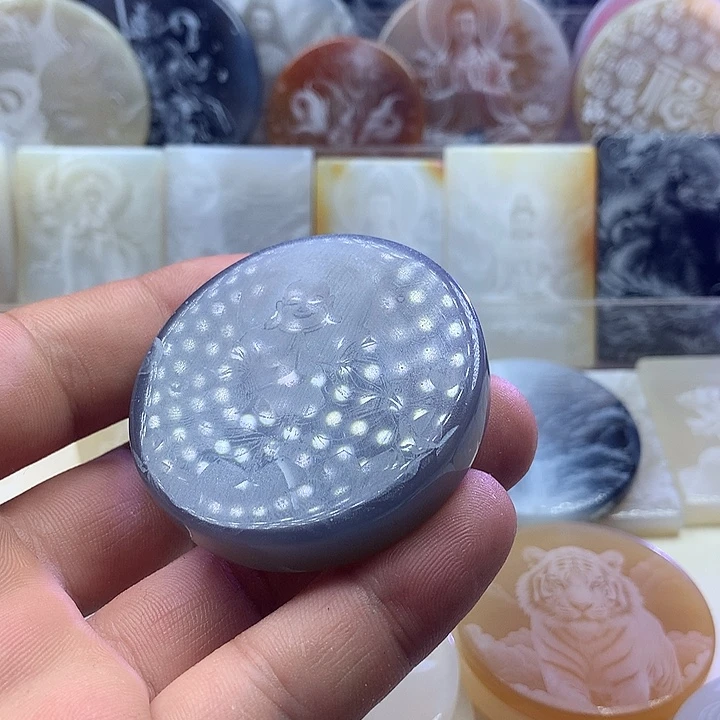 未镶嵌颈饰玛瑙/玉髓善**心