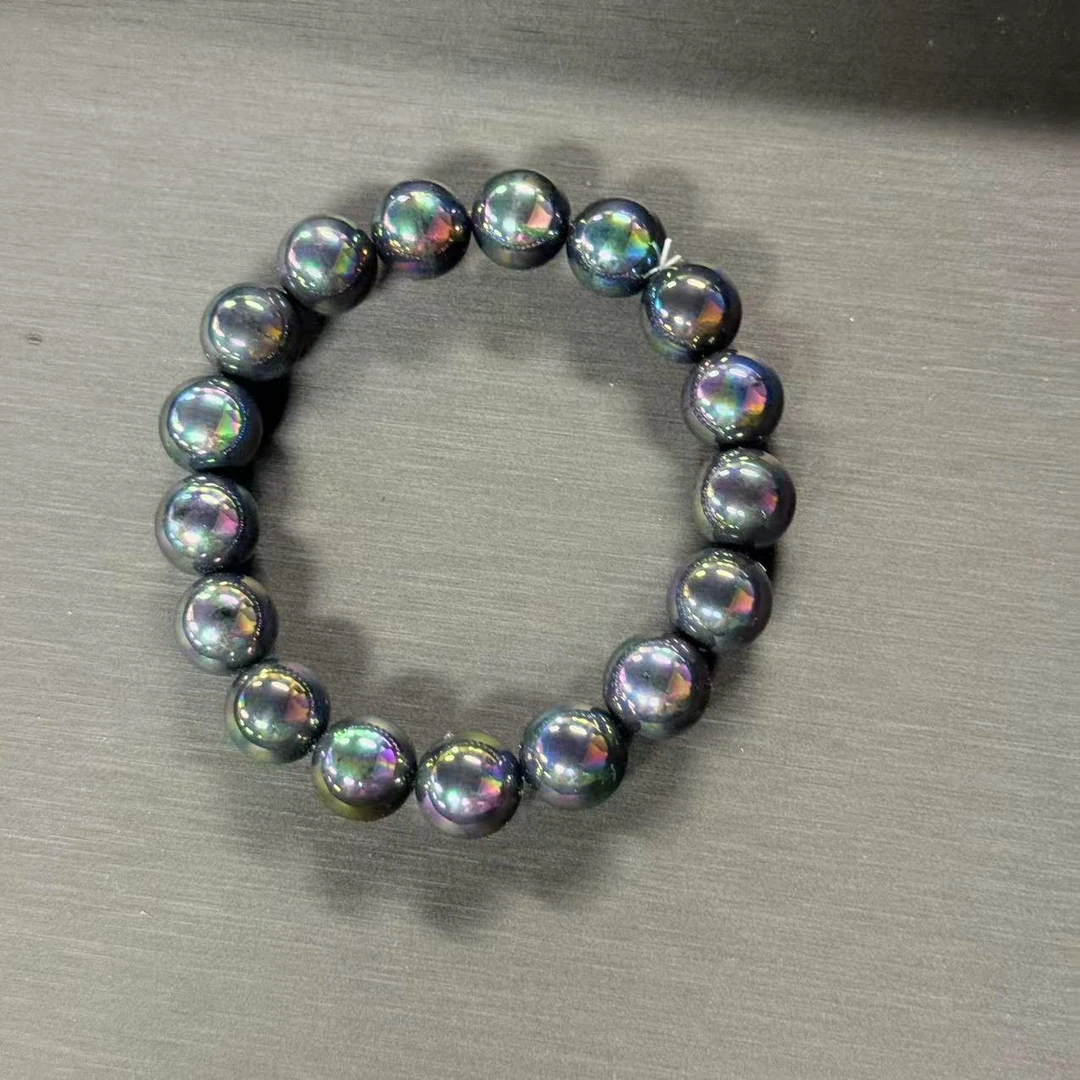 非金属仿珍珠项链 极光施家珠4mm+*（多样性发一件）