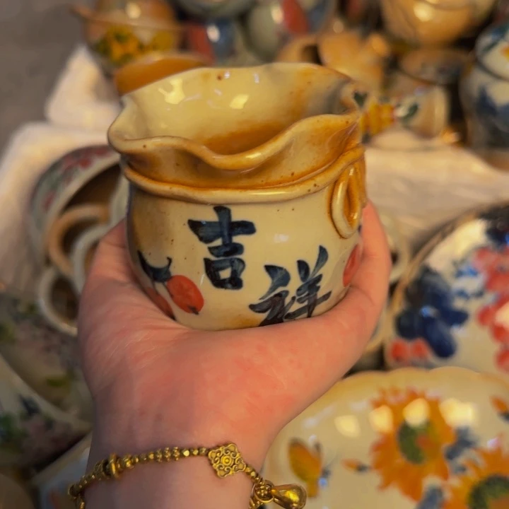 瓷片景德镇陶瓷手工手绘