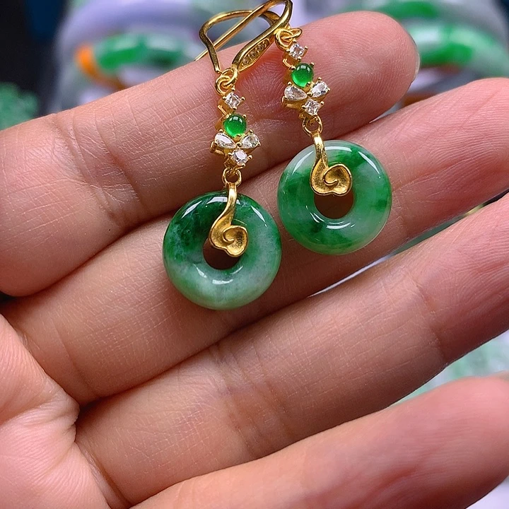 颈饰银S925镶嵌翡翠翡翠