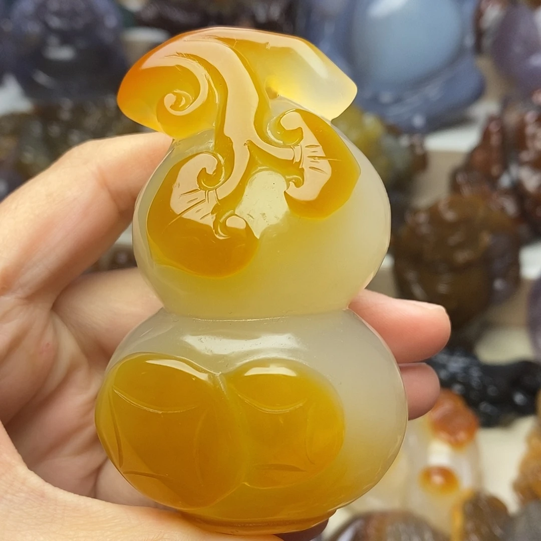 玛瑙/玉髓未镶嵌把件