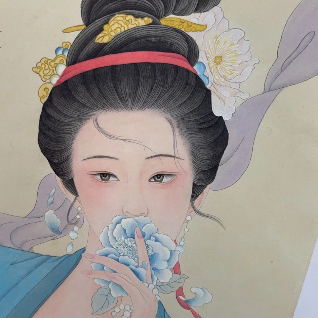 国画纯手绘山水花鸟作品
