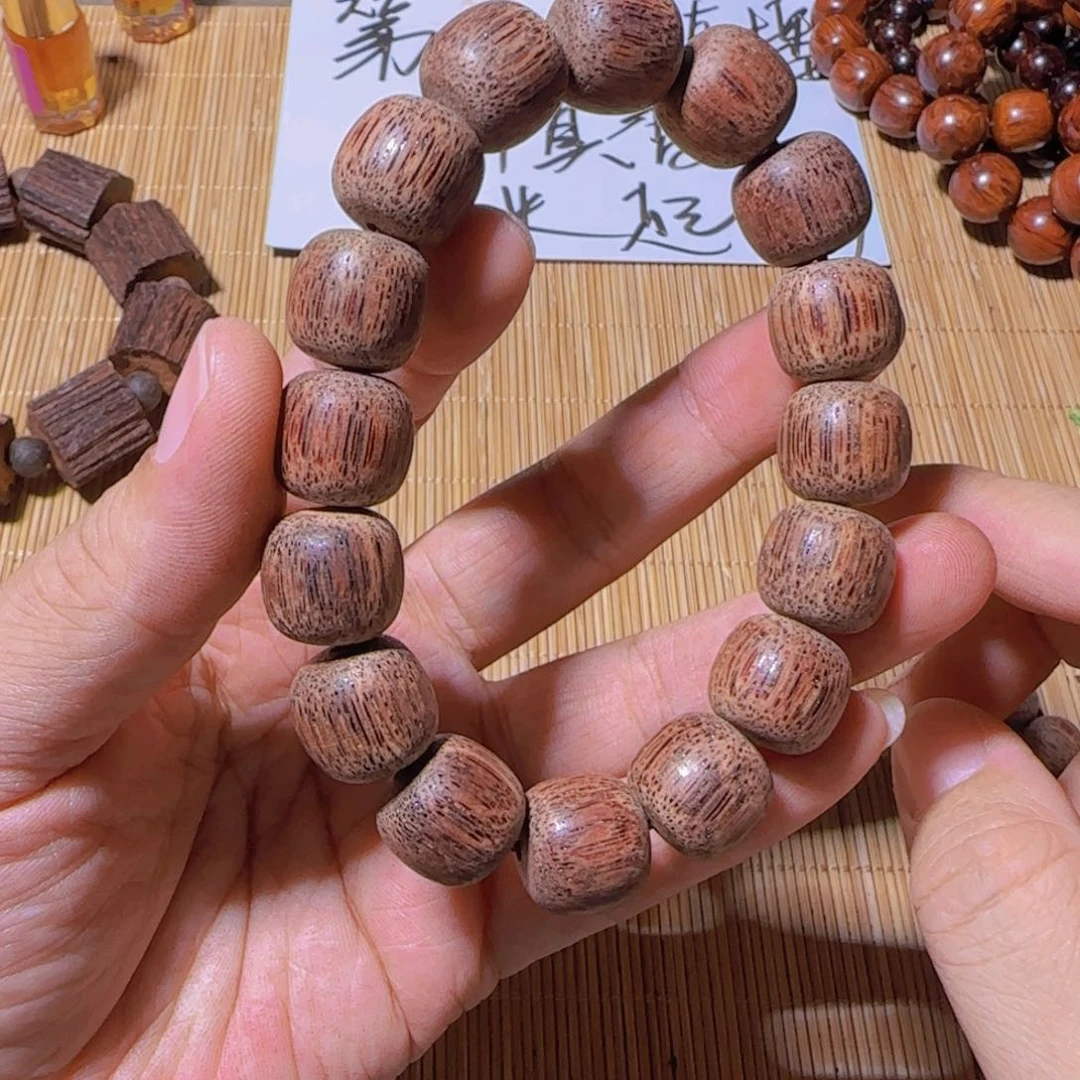 藤类降真香白油13*14老邢手串