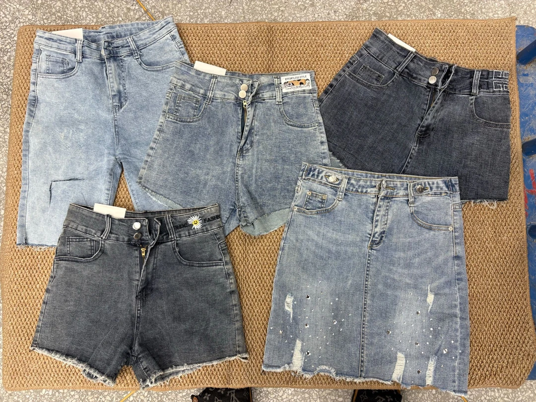 【到手五件L码】夏季新款时尚牛仔组合【1组】