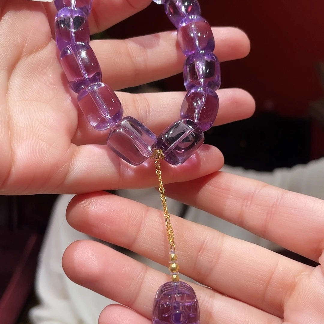 手链水晶18K金镶嵌