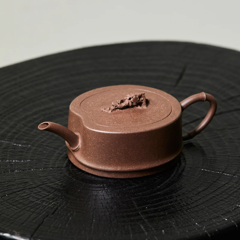 缘壶结社 周行健 竹石前盟 紫泥 90cc