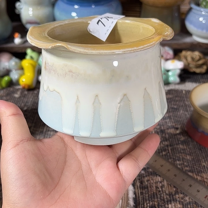 口8 手工花盆满30包邮
