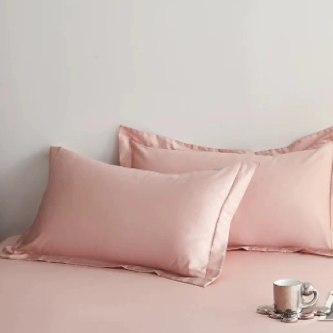 长绒棉纯色枕套48*74微瑕～N581