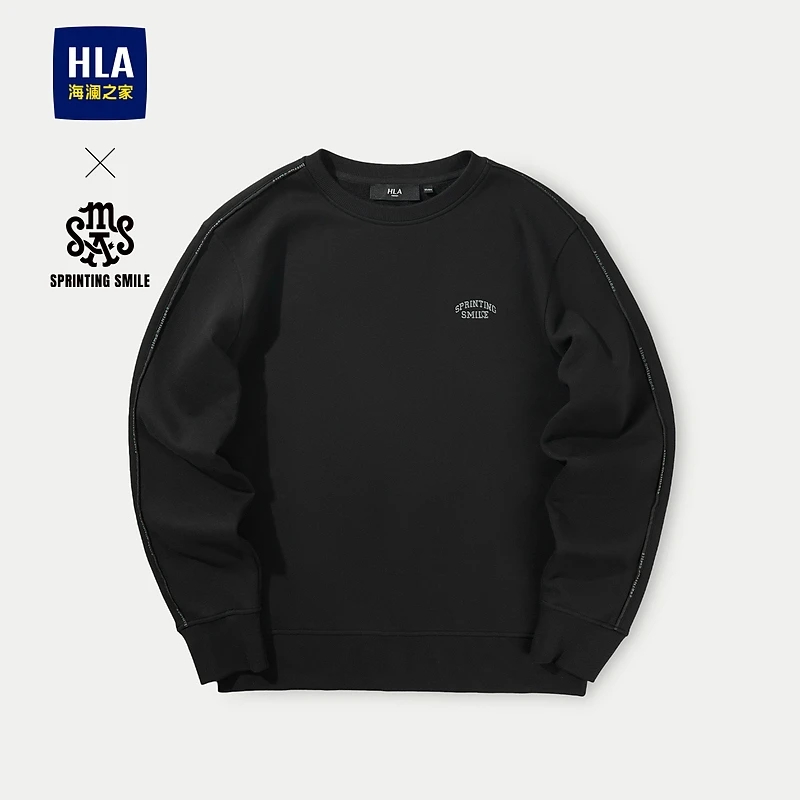 【SPRINTING SMILE系列】HLA海澜之家23冬新加绒卫衣HNZWW4Y102A